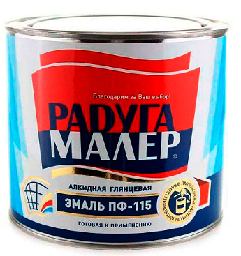 Эмаль ПФ-115 слоновая кость 1,9 кг Радуга