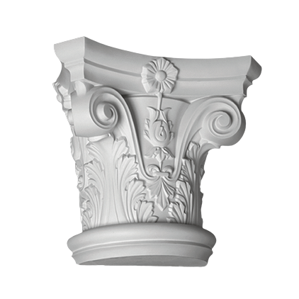 ПУ Европласт Капитель полуколонны 182х112х225 1.15.001