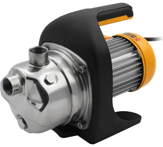 Насос поверхностный 1200Вт 65л.мин/Н-46м/глубина 8м нерж. GP1200X Denzel(7)