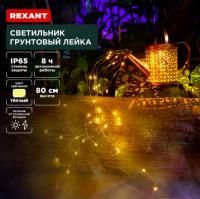 Светильник садовый 25см солненчная батарея проекция Лейка Стамбул Rexant