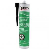 Герметик силиконовый нейтральный 300мл белый Quelyd(24)