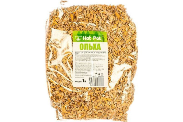 Щепа для копчения 1л Ольха HotPot