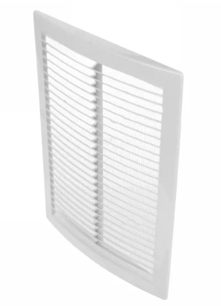 Решетка вентиляционная пластик 180х250 с сеткой 1825РЦ ERA