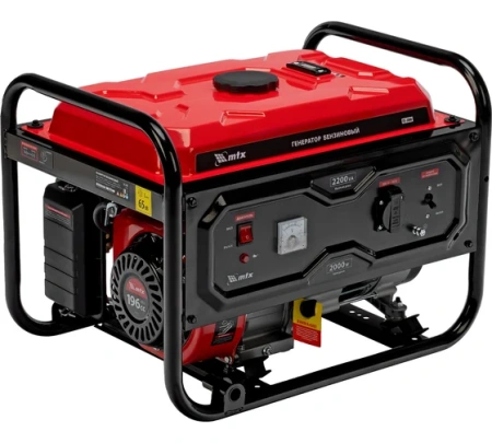 Генератор бензиновый 2,2кВт 15л. ручной стартер RS-3000 МТХ