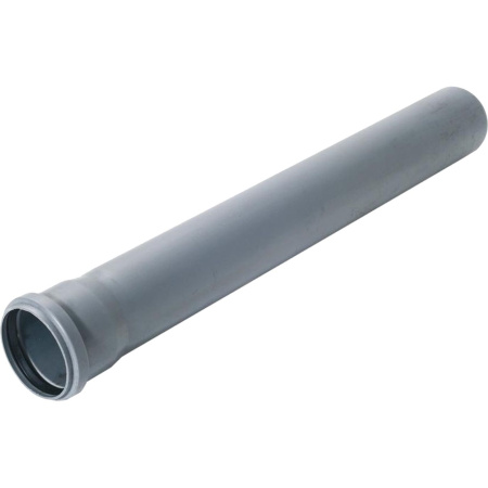 ПП Труба канализационная  50х1500мм серая RTP
