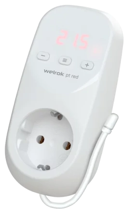 Терморегулятор в розетку 3,0кВт Welrok