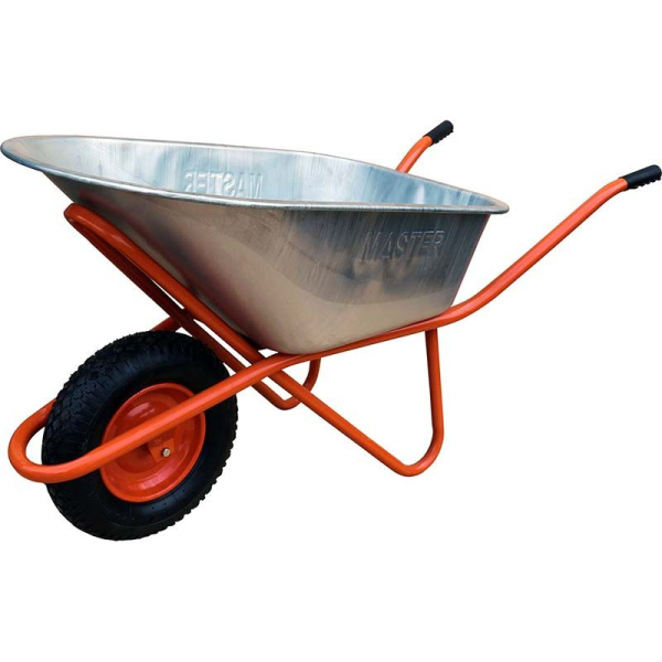 Тачка строительная 1 колесо 110л 200кг пневмо колесо Belamos