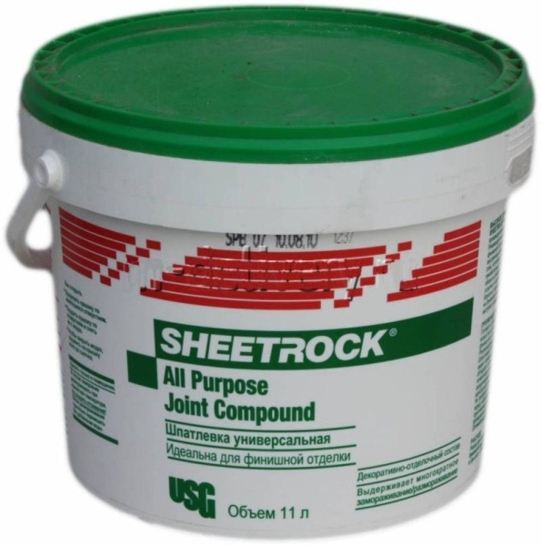 Шпатлевка полимерная 11л финишная SuperFinish Danogips