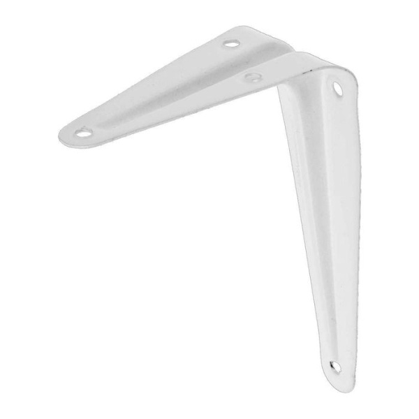 Кронштейн 100х125мм белый Larvij